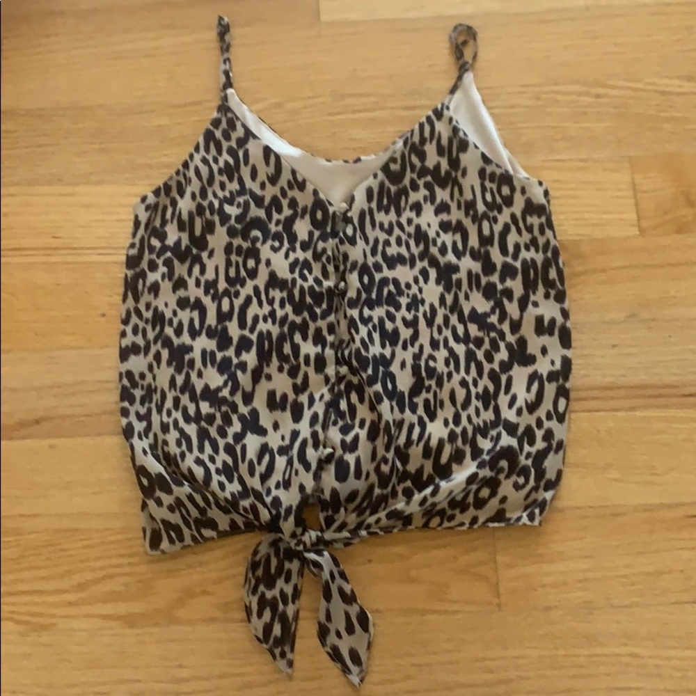 Sienna sky leopard top
